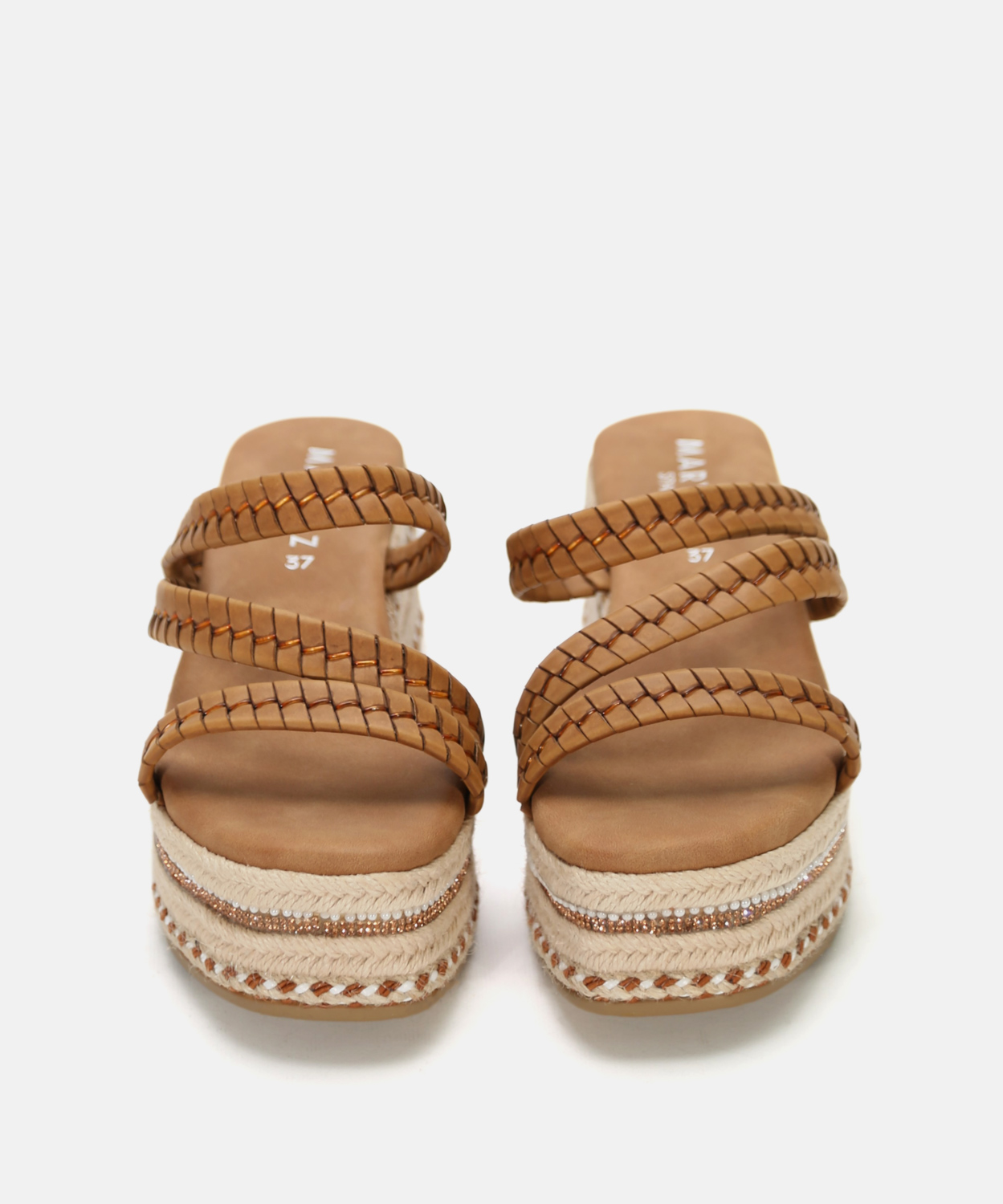 Sandalia esparto tiras trenzadas image number null